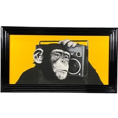 Liquid Art: Monkey & Boombox