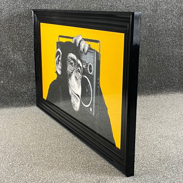 Liquid Art: Monkey & Boombox