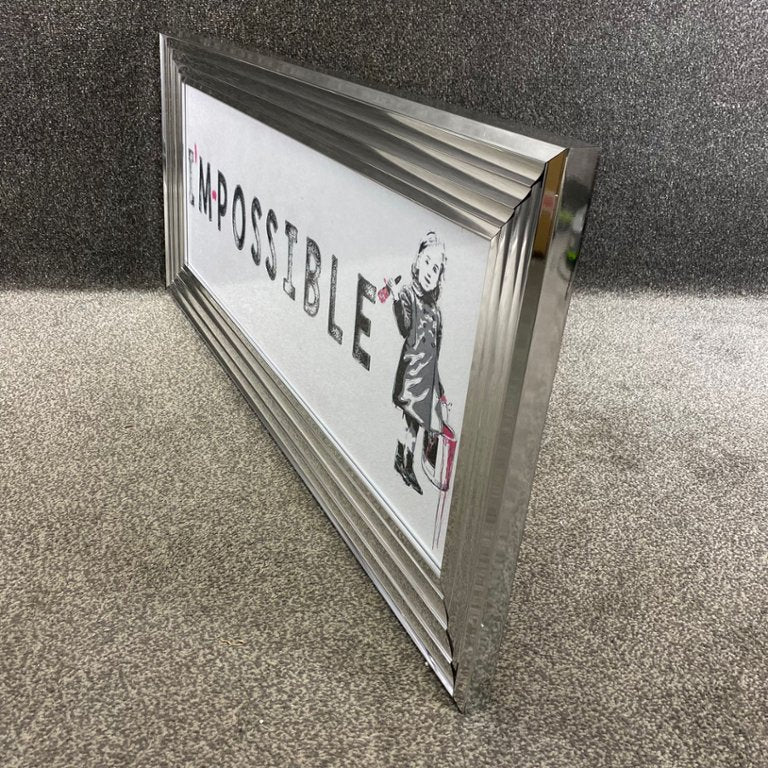 Liquid Art Banksy I'M-POSSIBLE
