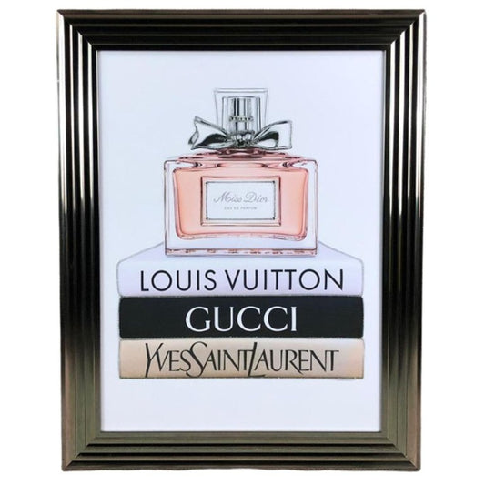 Liquid Art Perfume / Designer Books - LV - GUCCI - YSL