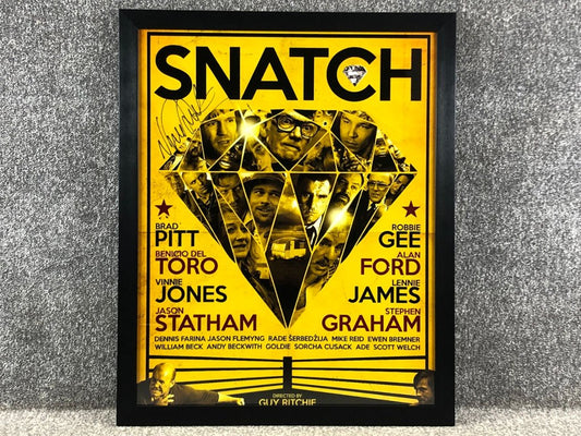 Authentic Snatch Poster Signed by Vinnie Jones