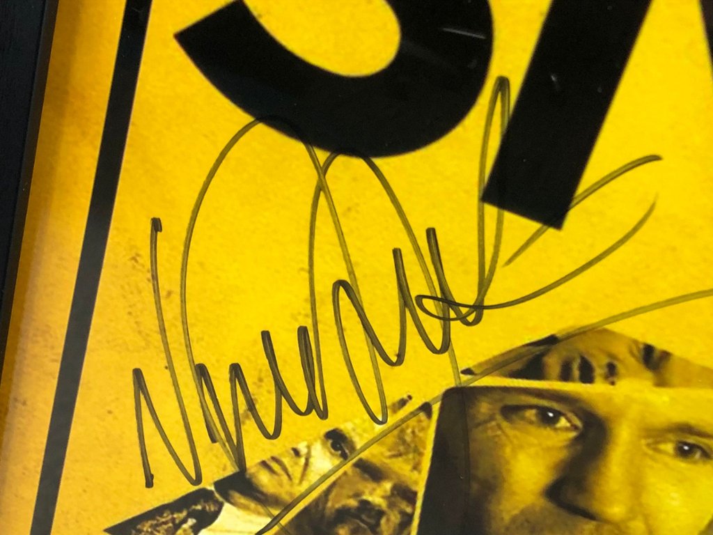 Authentic Snatch Poster Signed by Vinnie Jones