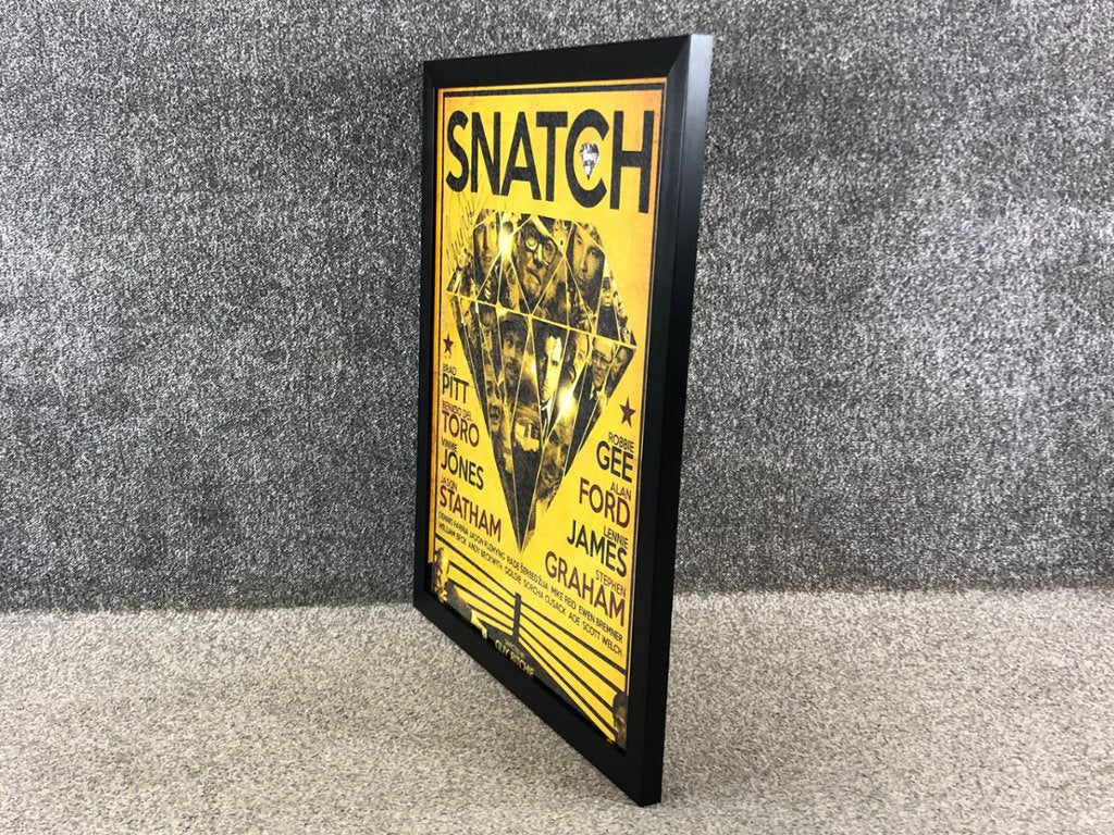 Authentic Snatch Poster Signed by Vinnie Jones